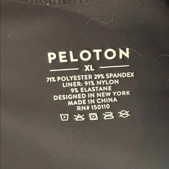 Peloton Black Racerback Sports Bra - Picture 6 of 6